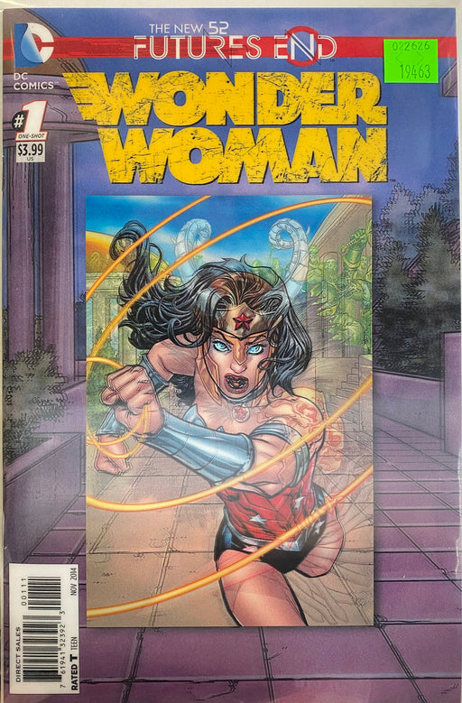 Comic Books DC Comics - Wonder Woman Futures End (2014) 001 - Cover A Lenticular Variant Edition (Cond. VF-) - 19463 - Cardboard Memories Inc.