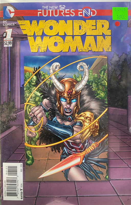 Comic Books DC Comics - Wonder Woman Futures End (2014) 001 - Cover B Non-Lenticular Variant Edition (Cond. VF-) - 16932 - Cardboard Memories Inc.