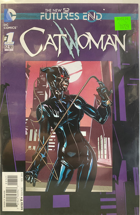Comic Books DC Comics - Catwoman Futures End (2014) 001 - Cover B Non-Lenticular Variant Edition (Cond. VF-) - 19729 - Cardboard Memories Inc.