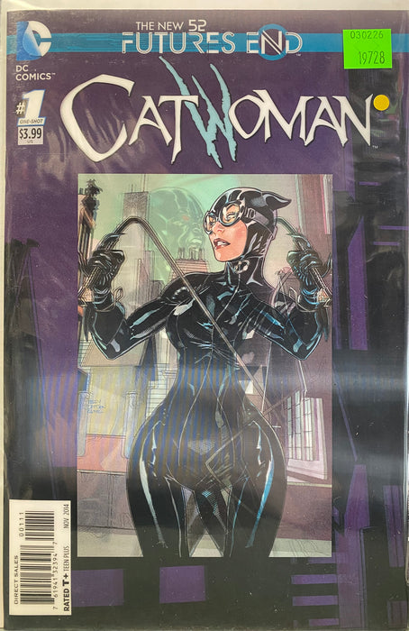 Comic Books DC Comics - Catwoman Futures End (2014) 001 - Cover A Lenticular Variant Edition (Cond. VF-) - 19728 - Cardboard Memories Inc.