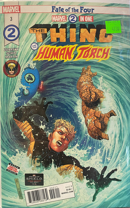 Comic Books Marvel Comics - Marvel Two-in-One (2018) 003 (Cond. FN+) - 4728 - Cardboard Memories Inc.