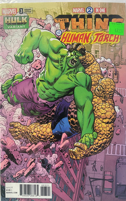 Comic Books Marvel Comics - Marvel Two-in-One (2018) 003 - Cover B Variant Edition (Cond. FN+) - 4729 - Cardboard Memories Inc.