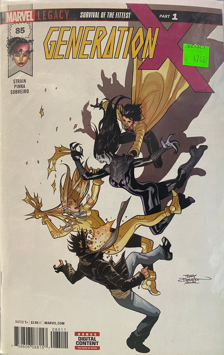 Comic Books Marvel Comics - Generation X (2018 4th Series) 085 (Cond. VF-) - 4748 - Cardboard Memories Inc.