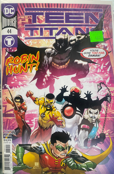 Comic Books DC Comics - Teen Titans (2016 6th Series) 044 (Cond. FN+) - 4635 - Cardboard Memories Inc.