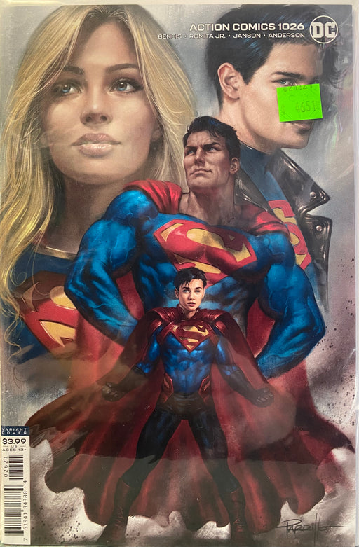 Comic Books DC Comics - Action Comics (2016 3rd Series) 1026 - Cover B Lucio Parrilo Variant Edition (Cond. VF-) - 4651 - Cardboard Memories Inc.