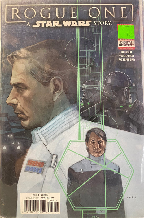 Comic Books Marvel Comics - Star Wars Rogue One (2017) 003 (Cond. FN-) - 4765 - Cardboard Memories Inc.