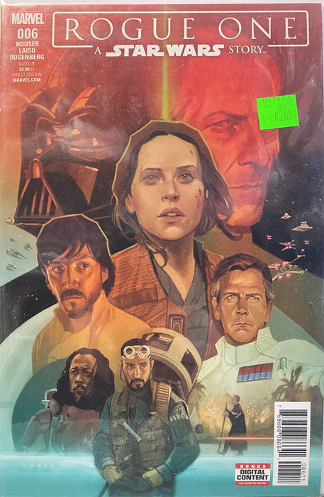 Comic Books Marvel Comics - Star Wars Rogue One (2017) 006 (Cond. VF-) - 4768 - Cardboard Memories Inc.