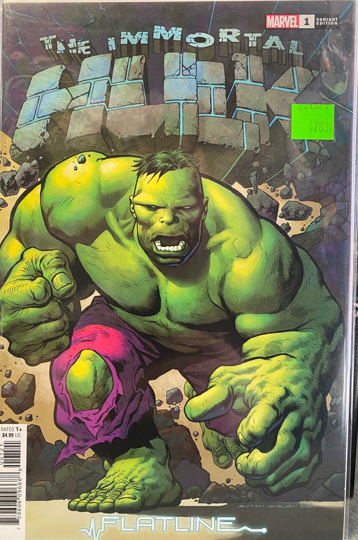 Comic Books Marvel Comics - Immortal Hulk Flatline (2021) 001 - Cover B Variant Edition (Cond. VF-) - 4783 - Cardboard Memories Inc.