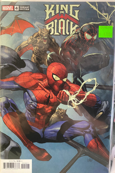 Comic Books Marvel Comics - King in Black (2021) 004 of 5 - Cover B Yu Connecting Variant Edition (Cond. VF-) - 4788 - Cardboard Memories Inc.