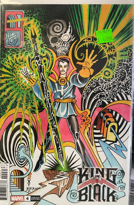 Comic Books Marvel Comics - King in Black (2021) 004 of 5 - Cover C Tattoo Variant Edition (Cond. VF-) - 4789 - Cardboard Memories Inc.