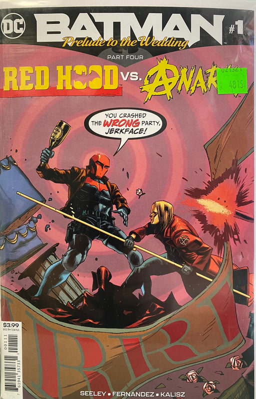 Comic Books DC Comics - Batman Prelude to the Wedding Red Hood vs. Anarky (2018) 001 (Cond. VF-) - 4815 - Cardboard Memories Inc.