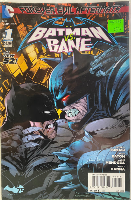 Comic Books DC Comics - Forever Evil Aftermath Batman vs. Bane (2014) 001 (Cond. VF-) - 4817 - Cardboard Memories Inc.