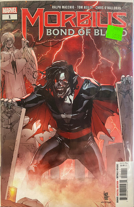 Comic Books Marvel Comics - Morbius Bond of Blood (2021) 001 (Cond. VF-) - 5059 - Cardboard Memories Inc.