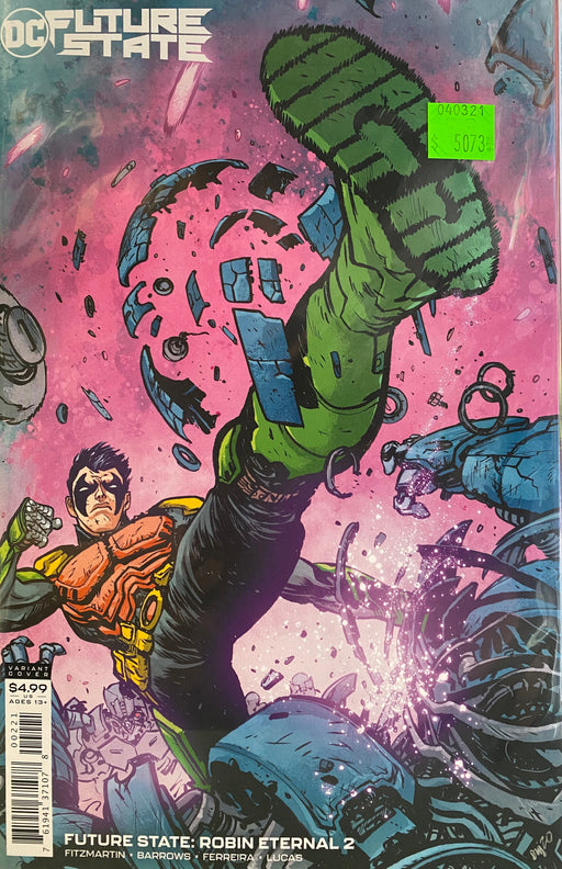 Comic Books DC Comics - Future State - Robin Eternal (2021) 002 - Cover B Card Stock Variant Edition (Cond. VF-) - 5073 - Cardboard Memories Inc.