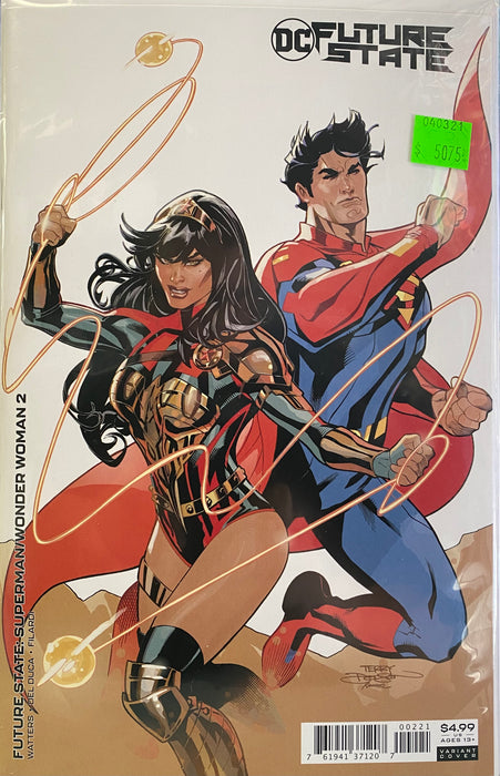 Comic Books DC Comics - Future State - Superman Wonder Woman (2021) 002 - Cover B Card Stock Variant Edition (Cond. VF-) - 5075 - Cardboard Memories Inc.
