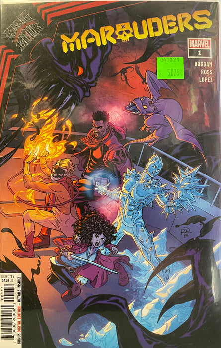 Comic Books Marvel Comics - King in Black - Marauders (2021) 001 (Cond. VF-) - 5079 - Cardboard Memories Inc.
