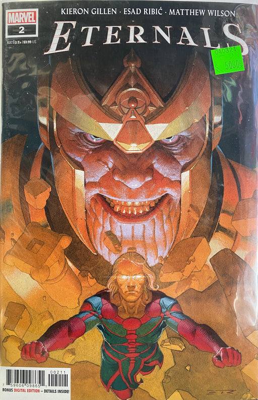 Comic Books Marvel Comics - Eternals (2021 5th Series) 002 (Cond. VF-) - 5080 - Cardboard Memories Inc.