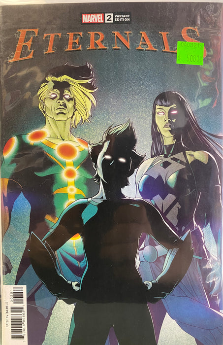 Comic Books Marvel Comics - Eternals (2021 5th Series) 002 - Cover E Mckelvie Variant Edition (Cond. VF-) - 5081 - Cardboard Memories Inc.