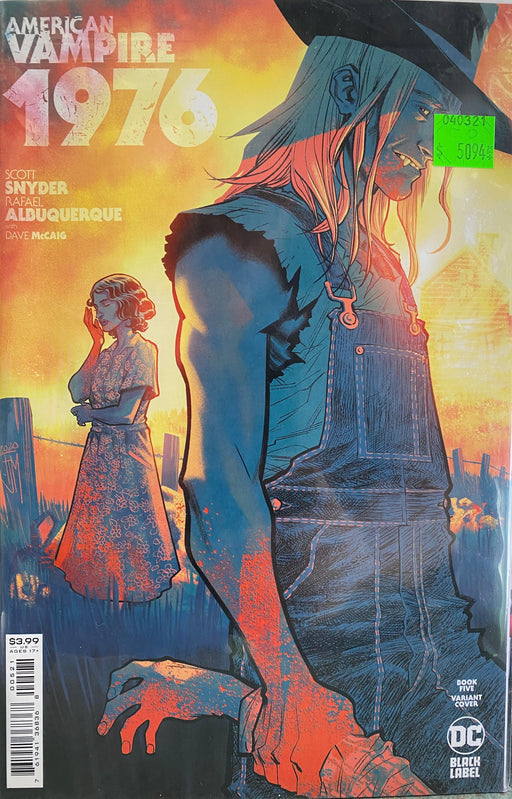 Comic Books DC Comics - American Vampire 1976 (2020) 005 - Cover B Variant Edition (Cond. VF-) - 5094 - Cardboard Memories Inc.