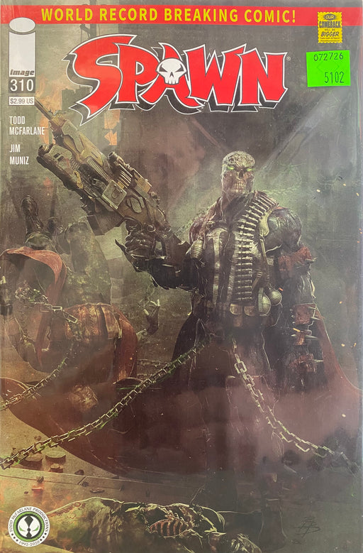 Comic Books Image Comics - Spawn (1992) 310 - Cover C Bjorn Barends Variant Edition (Cond. VF-) - 5102 - Cardboard Memories Inc.