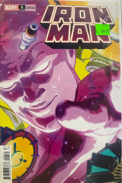 Comic Books Marvel Comics - Iron Man (2020 6th Series) 005 - Cover C Aco Variant Edition (Cond. VF-) - 4947 - Cardboard Memories Inc.