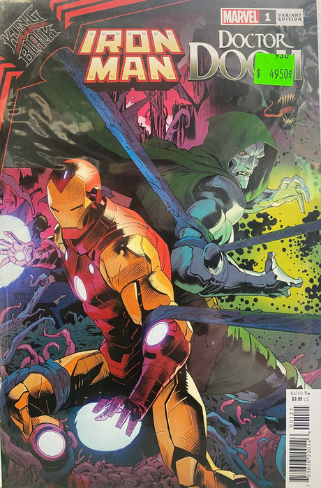 Comic Books Marvel Comics - King in Black Iron Man Doctor Doom (2020) 001 - Cover B Mora Variant Edition (Cond. VF-) - 4950 - Cardboard Memories Inc.