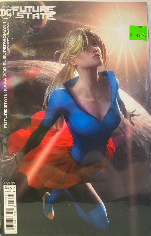 Comic Books DC Comics - Future State - Kara Zor-El Superwoman (2021) 001 - Cover B Card Stock Variant Edition (Cond. VF-) - 4952 - Cardboard Memories Inc.