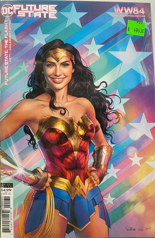 Comic Books DC Comics - Future State Flash (2021) 001 - Wonder Woman 84 Variant Edition (Cond. VF-) - 4963 - Cardboard Memories Inc.