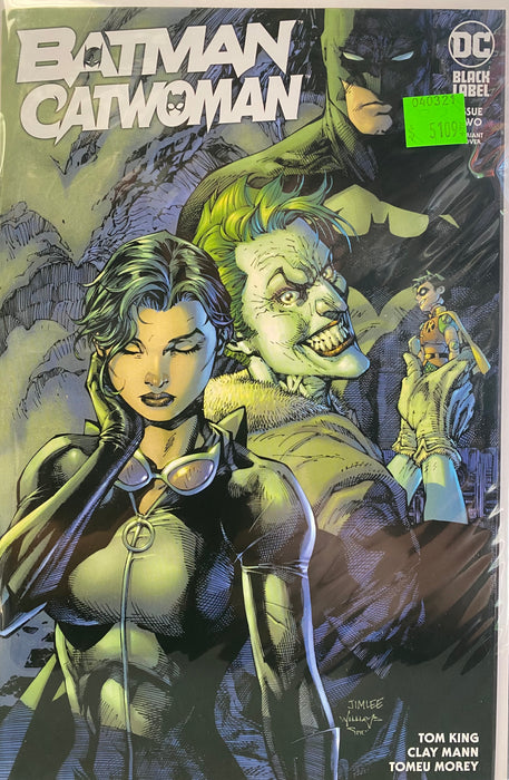 Comic Books DC Comics - Batman Catwoman (2021) 002 - Cover B Jim Lee Variant Edition (Cond. VF-) - 5109 - Cardboard Memories Inc.