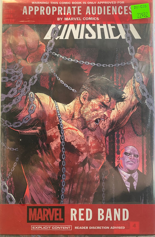 Comic Books Marvel Comics - Punisher Red Band (2025) 004 - Polybagged (Cond. VF-) - 22932 - Cardboard Memories Inc.