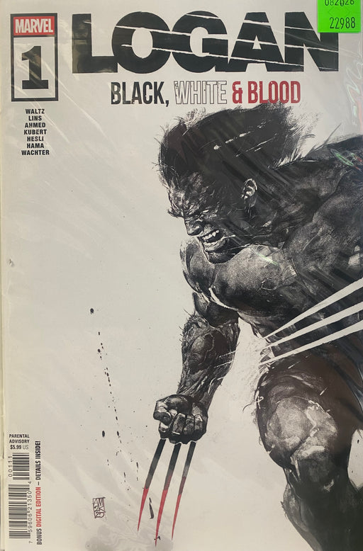 Comic Books Marvel Comics - Logan Black White & Blood (2026 001 (Cond. VF-) - 22988 - Cardboard Memories Inc.