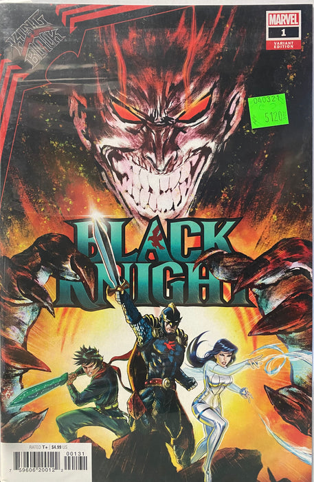 Comic Books Marvel Comics - King in Black - Black Knight (2021) 001 - Cover C SU Variant Edition (Cond. VF-) - 5120 - Cardboard Memories Inc.