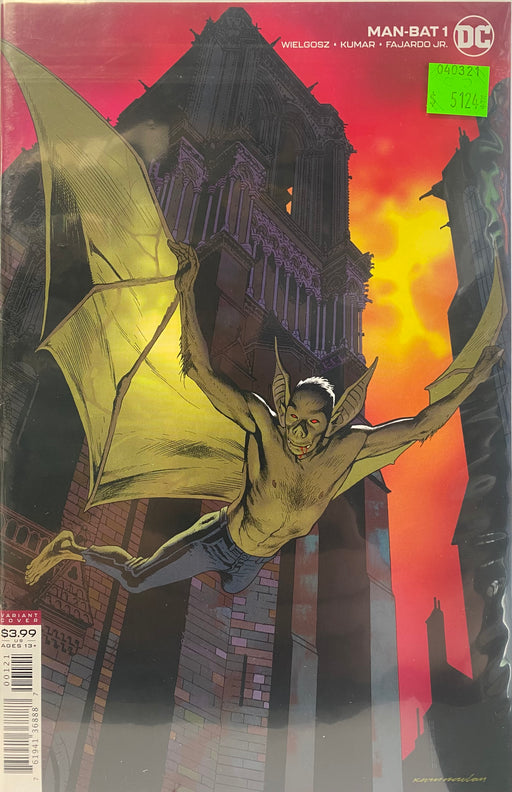Comic Books DC Comics - Man-Bat (2021) 001 - Cover B Kevin Nowland Variant Edition (Cond. VF-) - 5124 - Cardboard Memories Inc.
