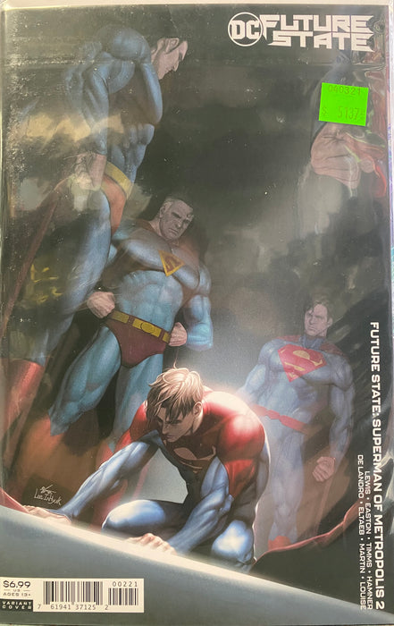 Comic Books DC Comics - Future State - Superman of Metropolis (2021) 002 - Cover B Variant Edition (Cond. VF-) - 5137 - Cardboard Memories Inc.