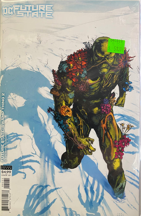 Comic Books DC Comics - Future State - Swamp Thing (2021) 002 - Cover B Cardstock Variant Edition (Cond. VF-) - 5139 - Cardboard Memories Inc.