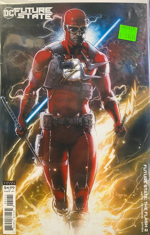 Comic Books DC Comics - Future State - Flash (2021) 002 - Cover B Cardstock Variant Edition (Cond. VF-) - 5141 - Cardboard Memories Inc.