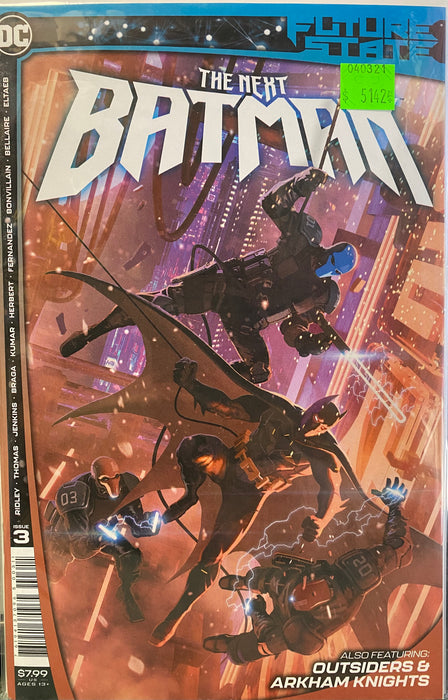 Comic Books DC Comics - Future State - The Next Batman (2021) 003 (Cond. VF-) - 5142 - Cardboard Memories Inc.