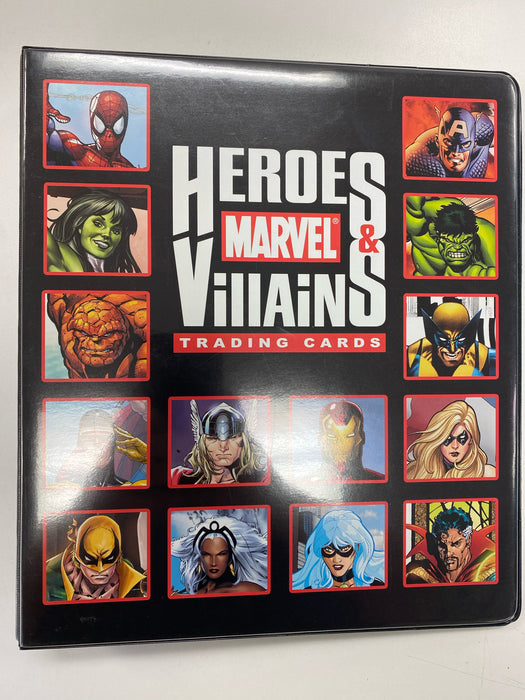 Rittenhouse - Marvel Heroes & Villains Trading Cards Binder Cardboard Memories Inc. Rittenhouse - Marvel Heroes & Villains Trading Cards Binder Cardboard Memories Inc.