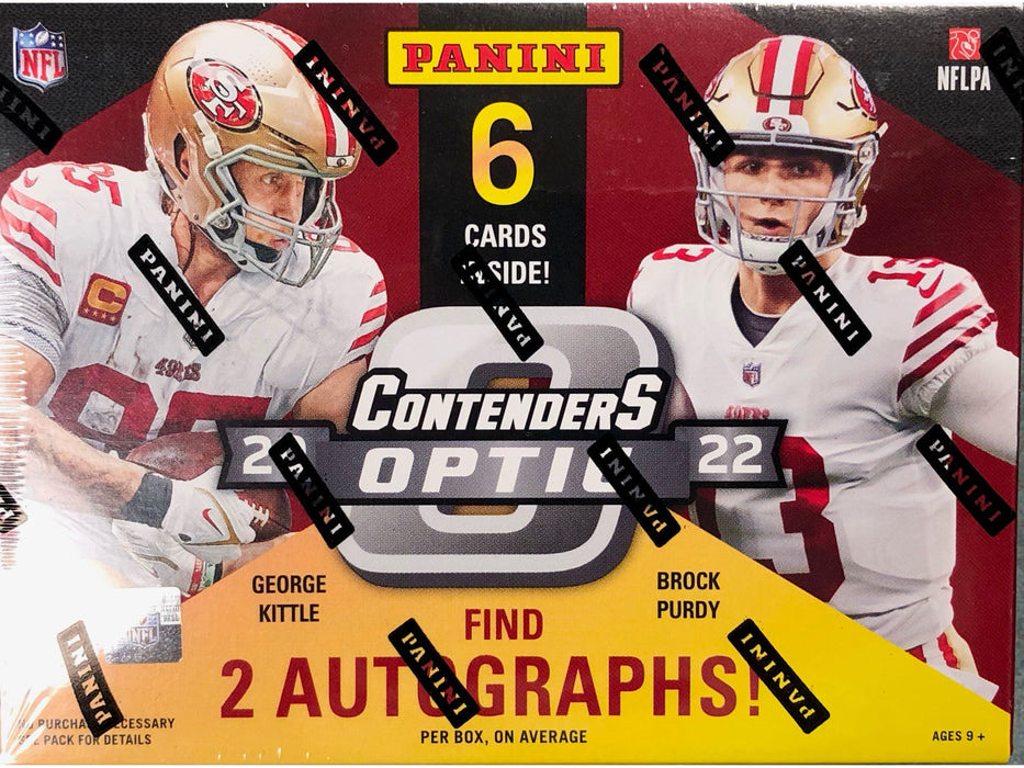 Sports Cards Panini - 2022 - Football - Contenders Optic - Hobby Box - Cardboard Memories Inc.