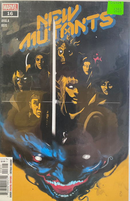 Comic Books Marvel Comics - New Mutants (2020) 016 (Cond. VF-) - 5155 - Cardboard Memories Inc.