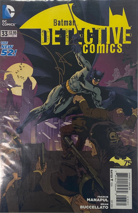 Comic Books DC Comics - Detective Comics (2011 2nd Series) 033 Cover B Batman 75 Variant Edition (Cond. FN-) - 1322 - Cardboard Memories Inc.