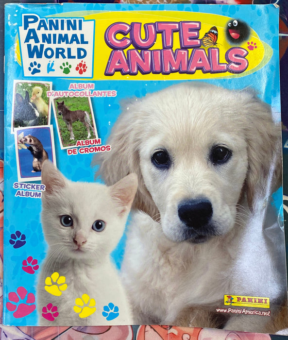 Non Sports Cards Panini - 2013 - Panini Animal World - Cute Animals - Sticker Album - Cardboard Memories Inc.