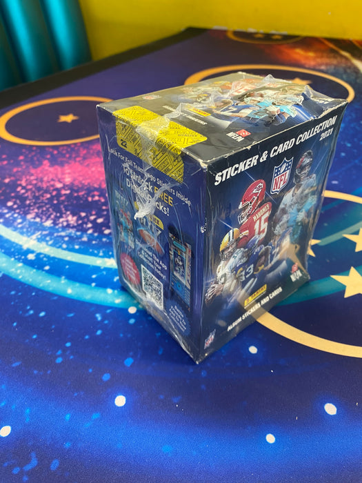 Sports Cards Panini - 2021 - Football - NFL Sticker - Sticker Box - DAMAGED BOX - Resealed - Cardboard Memories Inc.