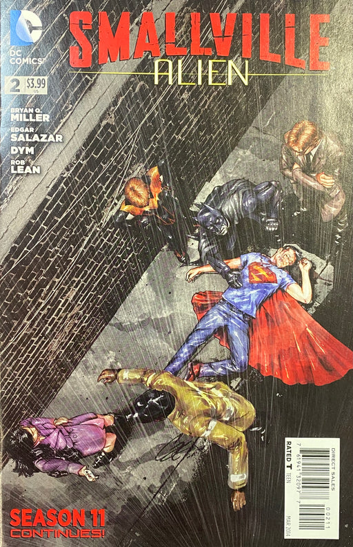Comic Books DC Comics - Smallville Season 11 Alien (2013) 002 (Cond. FN) - 3822 - Cardboard Memories Inc.
