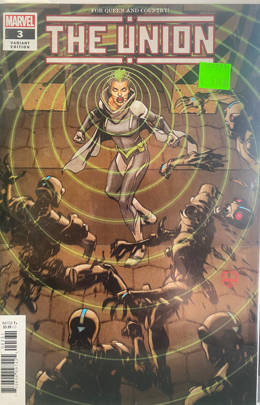 Comic Books Marvel Comics - The Union (2020) 003 - Cover C Johnson Variant Edition (Cond. VF-) - 5161 - Cardboard Memories Inc.