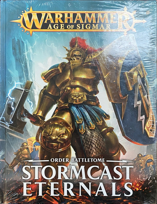 Collectible Miniature Games Games Workshop - Warhammer Age of Sigmar - 1st Edition - Order Battletome - Stormcast Eternals (OUT OF PRINT) - Cardboard Memories Inc.