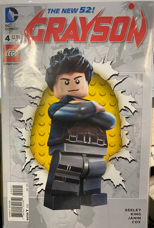 Comic Books DC Comics - Grayson (2014) 004 - Cover B Lego Variant Edition (Cond. FN) - 4237 - Cardboard Memories Inc.