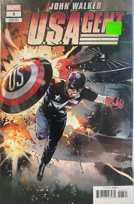 Comic Books Marvel Comics - US Agent (2020) 003 - Cover B Well-Be Variant Edition (Cond. VF-) - 5163 - Cardboard Memories Inc.