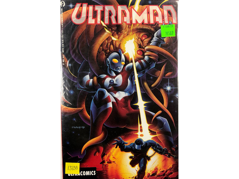 Comic Books Nemesis Comics - Ultraman (1993 1st Series) 001 - CVR B Newstand Edition (Cond. FN) - 19587 - Cardboard Memories Inc.