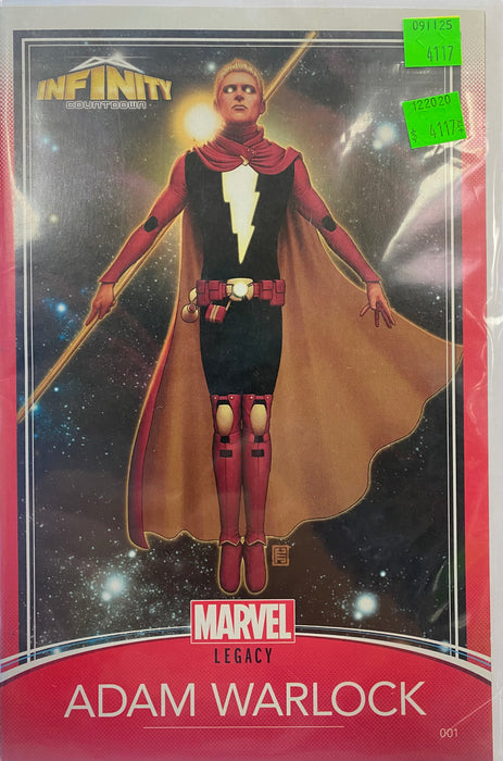 Comic Books Marvel Comics - Infinity Countdown (2018) 001 - Cover F Trading Card Variant Edition (Cond. FN-) - 4117 - Cardboard Memories Inc.